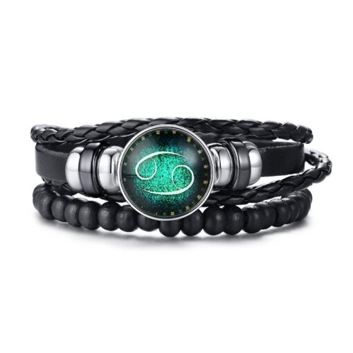 Pulseiras Vnox 12 couro Masculina