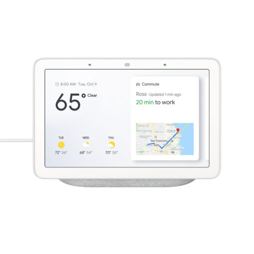 Assistente Google Nest Hub Display 7" Cinza Claro com Assistente Google