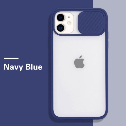 Capa iPhone 12 c/ prosteção para Camera - Navy Blue