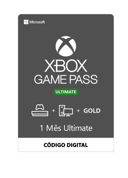 Cartão Xbox Game Pass Ultimate Europa - 1 Mês