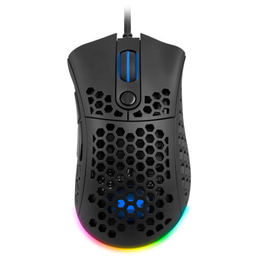 Rato Gaming Óptico 1Life gm:splinter RGB 6400DPI Preto