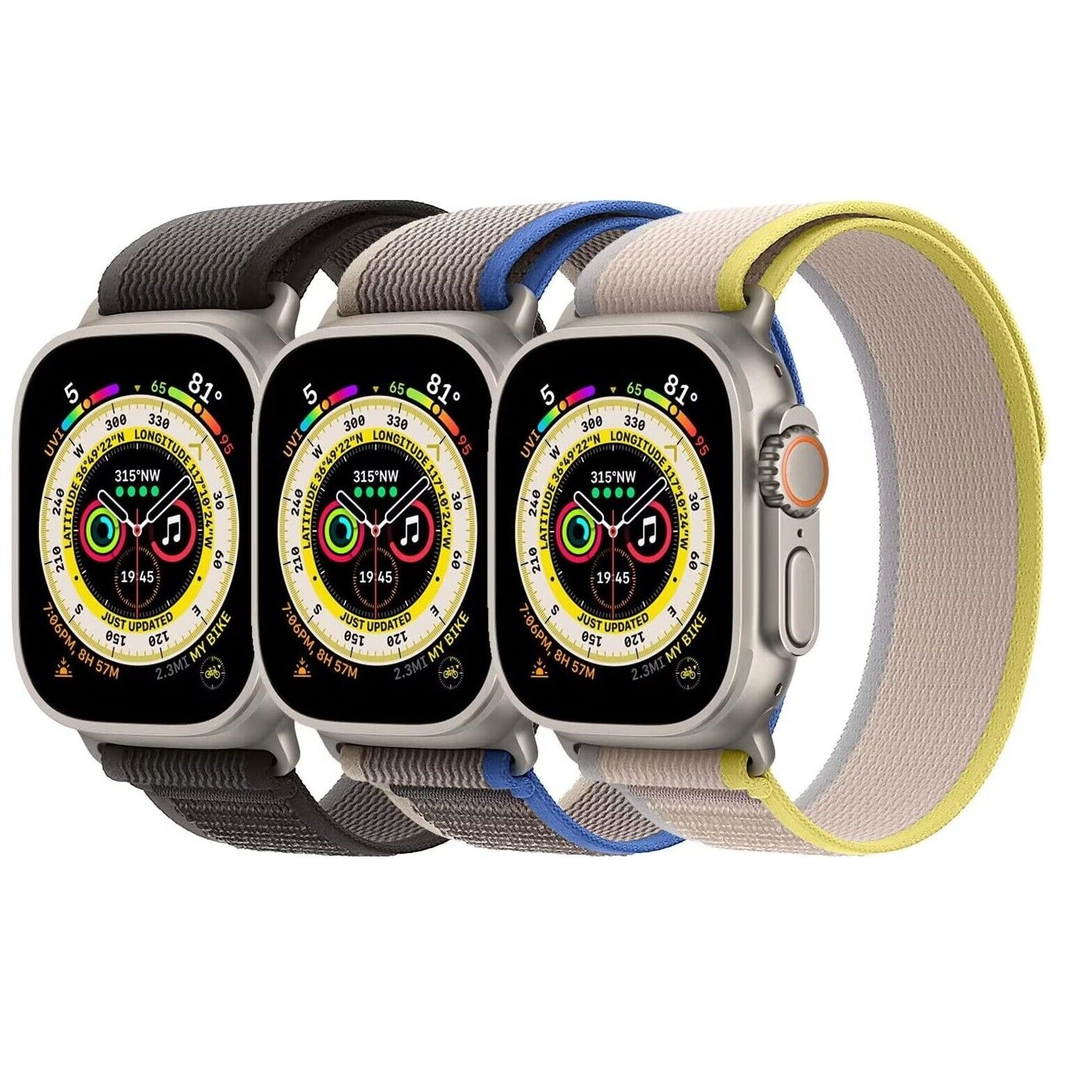 APPLE WATCH SÉRIE ULTRA 49MM TITANIUM BEGE AMARELO