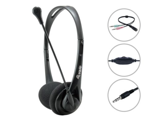 Auriculares com Microfone - Equip 245302