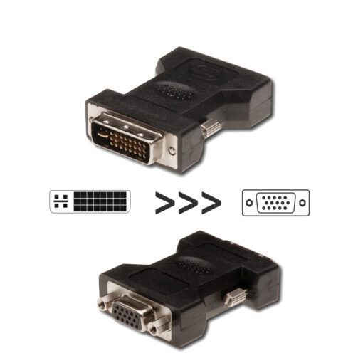 Adaptador Ewent EC1250 DVI-I Macho para VGA Fêmea